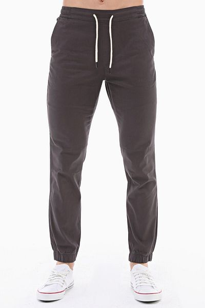 CEDY DENIM Ανδρικό παντελόνι Jogger Slim Fit - ελαστικό, ελαστική μέση, κορδόνι, στενό πόδι, πλαϊνές τσέπες, C314-Γκρι