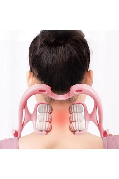 Skygo Buffer ®   Multifunctional Manual Six Wheel Neck Massager
