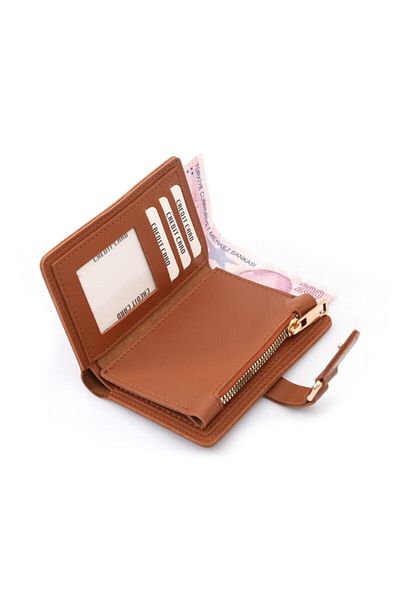 Womancraft Women Wallet Taba Ladies Wallet Faux Leather Accessory