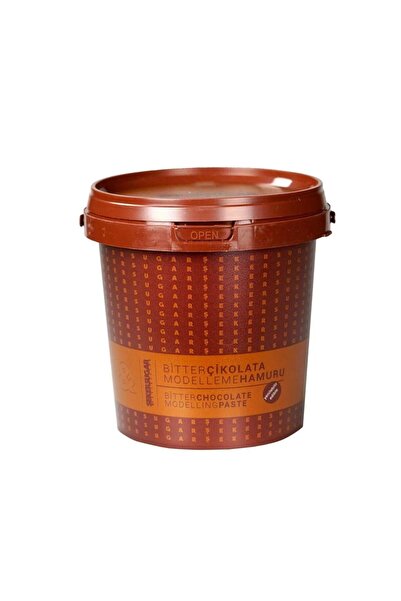 ŞEKER & SUGAR Şeker&Sugar Bitter Çikolata Modelleme Hamuru 1 Kg