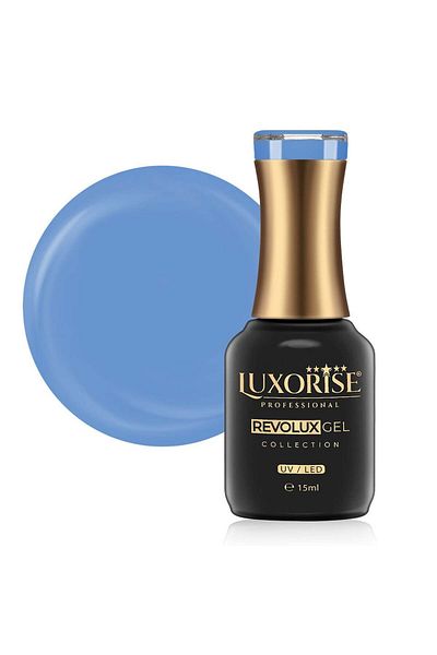 LUXORISE Oja semipermanentă Revolux, nuanță Sky 15ml