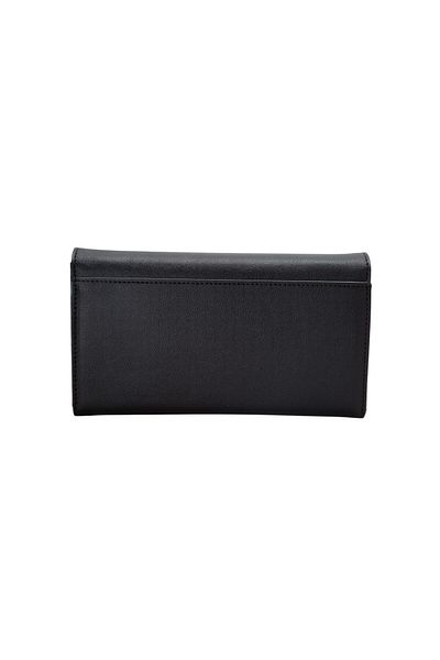 BATA Textured Tri-fold Wallet Black