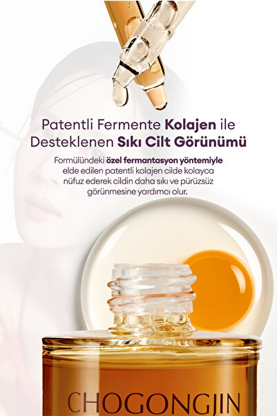 Missha Kırışıklık Karşıtı, Sıkı Görünüm Sunan Nemlendirici Ampul CHOGONGJIN Youngan Jin Lifting Ampoule