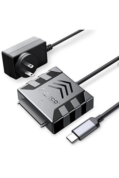 Orico Sata Adapter Cable, Usb C To Sata Iii For Hdd/ssd Hard Drives, Black, 50 Cm