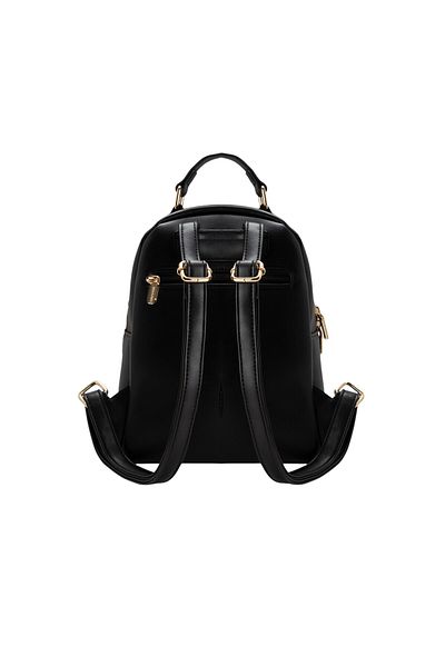 BATA Quilted Top Handle Backpack Black