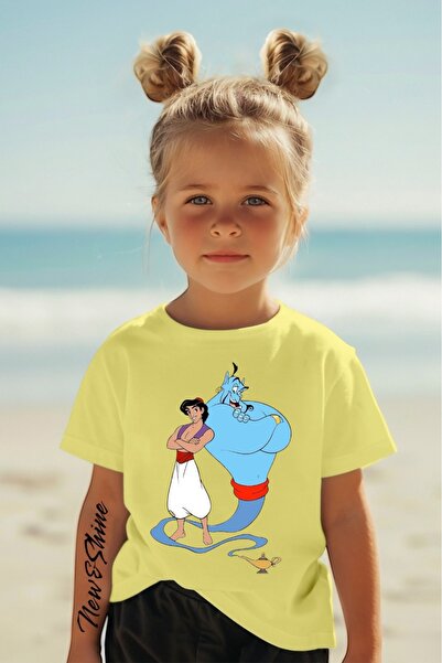 New Shine ALADIN I NJEGOVA ČAROBNA LAMPA ŠTAMPANA NA VEĆEM DEČIJEM MAJICAMA