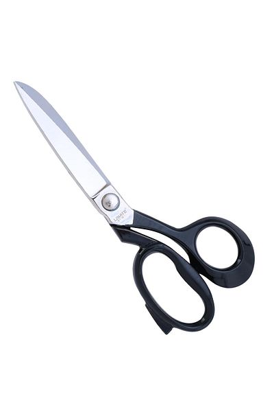 FDM Linate 247-7 Tailor Scissors with Nut Black Handle No:7 D-148