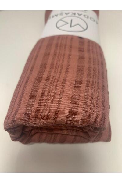Modakaşmir misto pamuk marsala renk şal