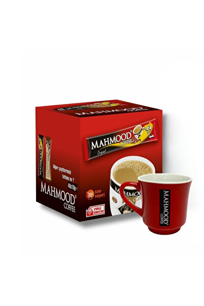 Mahmood Coffee 3 في 1 قهوة فورية 48 قطعة وكوب