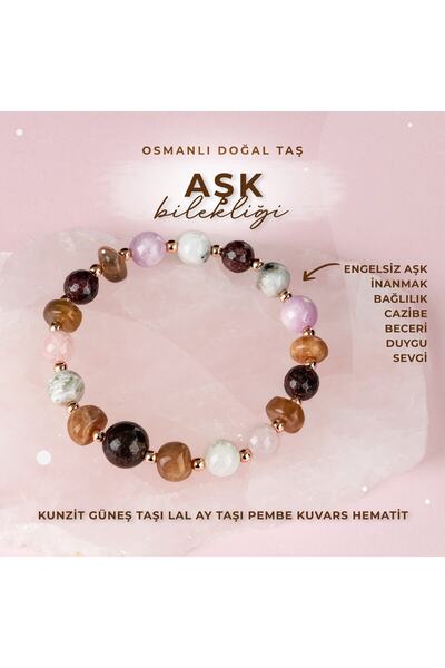 OSMANLI DOĞAL TAŞ Aşk Doğal Taş Bileklik