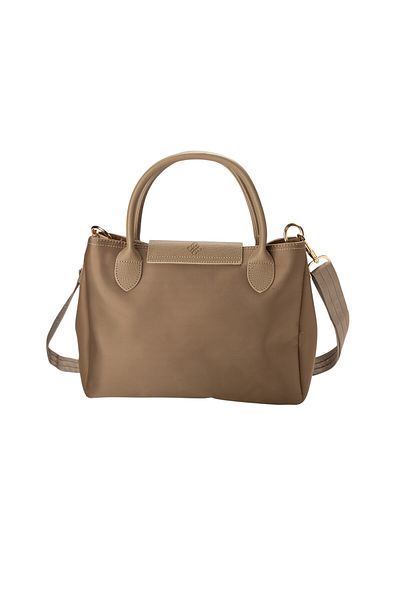 BATA Casual Top Handle Bag With Strap Beige