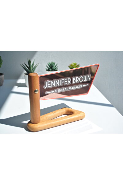 wart dizayn Asimetrik RoseGold Masa isimliği