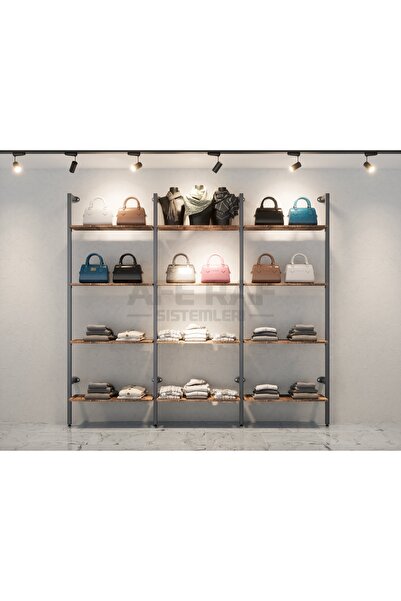 AFE DEKOR Mağaza Raf Sistemi, Askılık Sistemi, Butik Rafı, Mağaza Stand, Giyi...