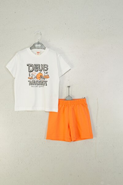 DMB BOYS & GIRLS طقم شورت وتي شيرت للأولاد
