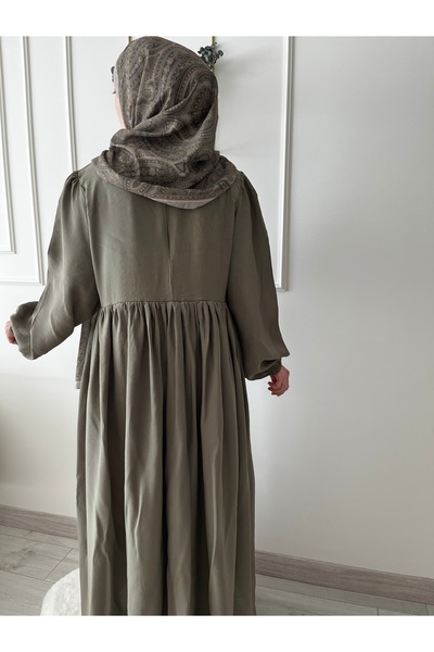 MARDİYE OFFİCİAL Modal Cupra Nazenur Casual φόρεμα με ρόμπα Ferace