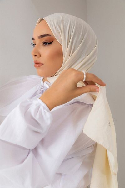 Silk Home Εσάρπα - Μπεζ - Απλό