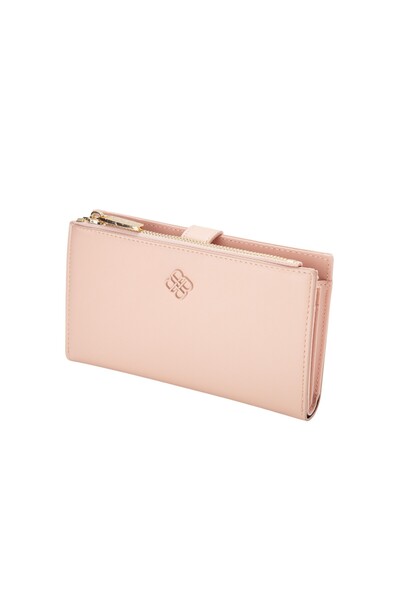 BATA Textured Wallet With Strap Pink