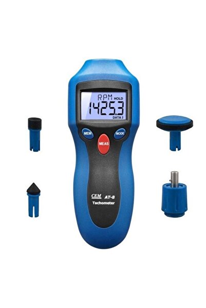 Genel Markalar AT8 Temaslı ve Temassız Devir Ölçebilen Takometre