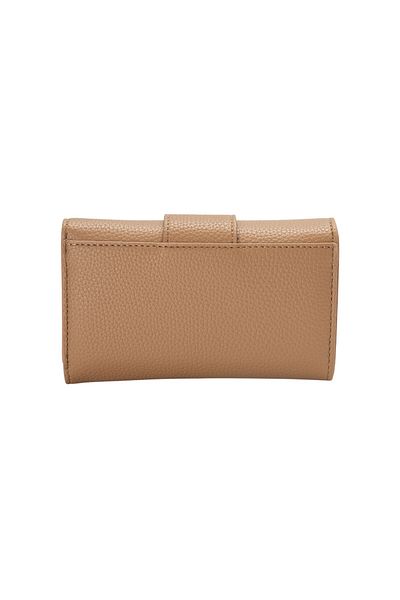 BATA Textured Tri-fold Wallet Beige