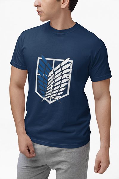 qoeuyl boutique Attack on Titan Anime Printed Fun Gift Unisex T-Shirt