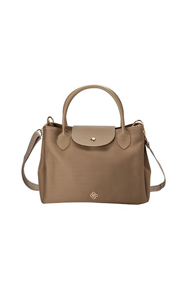 BATA Casual Top Handle Bag With Strap Beige