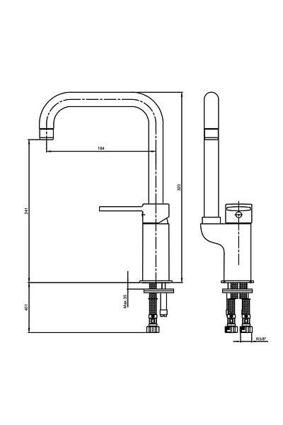 Ar & Yak Ar Moni Kitchen (Evi̇ye) Faucet 102118010