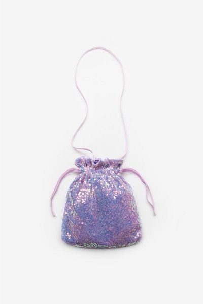 Le Mabelle Lilac Sequined Girl's Bag