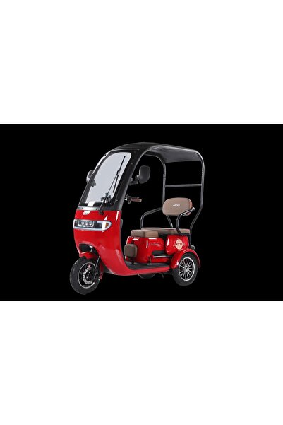 Arora Rüzgar PRO 3 Tekerlekli 5 Akülü Elektrikli Motosiklet - Kırmızı