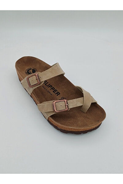 Slipper Women's Beige Flip Flops Beach Sea Daily Lightweight Comfortable Slippers