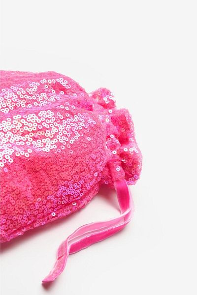 Le Mabelle Fuchsia Sequined Girl's Bag