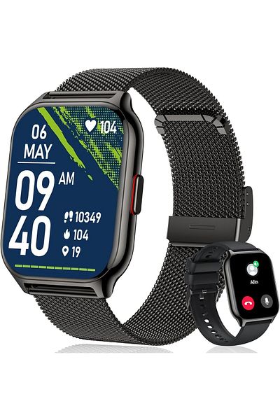 Techone ® Wand Pro Smartwatch, Black