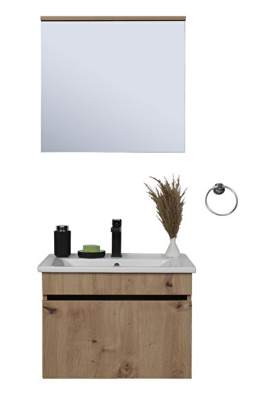 Sözcan Group Yıldız Banyo Dolabı Takımı Pera 55 Cm Üst Modül(55X61) Cm Alt Modül (55X48)