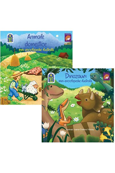 Editura Lizuka Educativ Pachet Mini-enciclopedii ilustrate: Animale domestice...