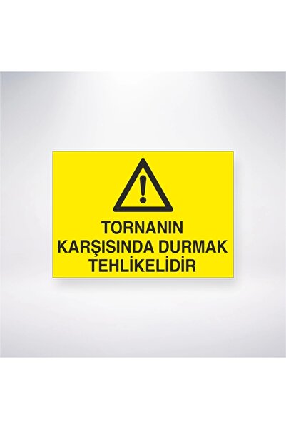 Reysa Tasarım ملصق خطير الوقوف على الزاوية 20 × 28 سم