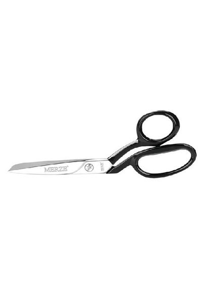FDM Merze 4115-7 Black Handle Horizontal Regula Scissors Extra Quality No:7 D-103