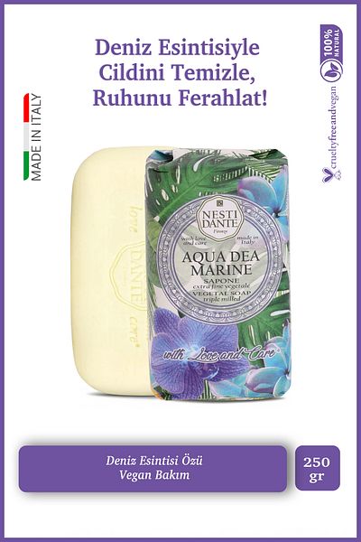 Nesti Dante Aqua Dea Marine Solid Soap - 250 g Moisturizing and Sea Breeze