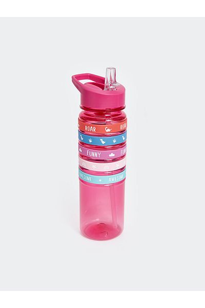 LC Waikiki Lcw Accessories Mixed Children's Water Bottle with Straw 630 ml