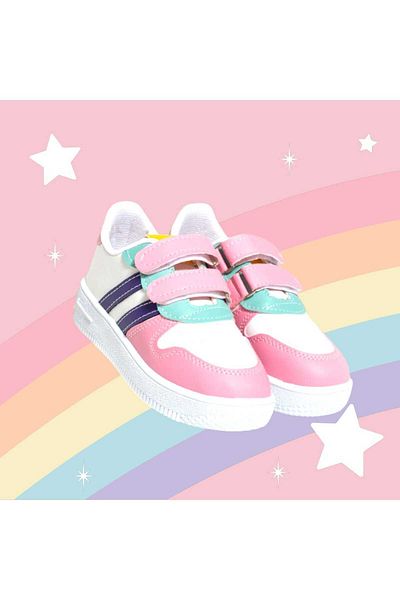 GAK RUN Unisex Copii Velcro Pantofi de zi cu zi confortabili Pantofi sport GAK-Kids