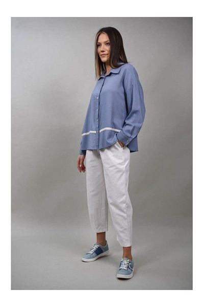 Y TWO WOMEN Camasa Vascoza Contessa Talie Unica Bluemarin