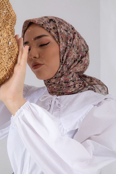 Silk Home Μαντίλι με μοτίβο από μαλακό βαμβάκι 73030-25