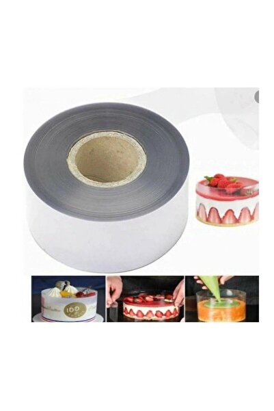 Korinitta Yan Dekor Krema Tutucu Jelatin 9 cm x 100 m – Pasta Kenar Bandı