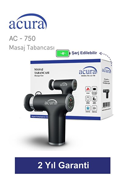 Acura AC-750 Isıtmalı & Soğutmalı Profesyonel Masaj Tabancası