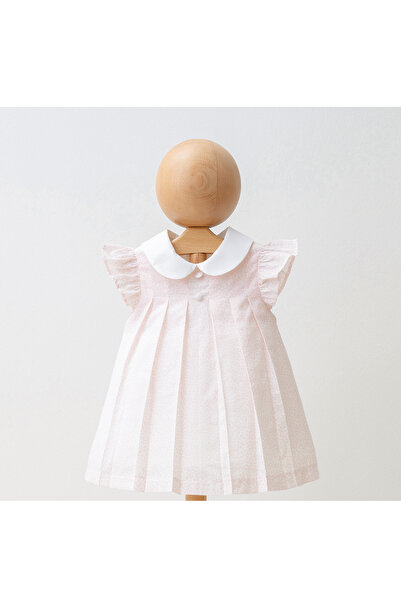 Mymio %100 Pamuk Bebe Yaka Petit Tül ve Astarlı Bebek/Çocuk Elbise 1. Sınıf