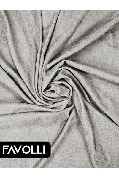 FAVOLLİ Ecru Island Background Curtain - Extrafor Drawstring Dream Series