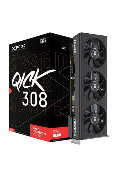 XFX Speedster Qick Radeon Rx 7600 Rx-76Pqickby 8Gb Gddr6 128 Bit Graphics Card