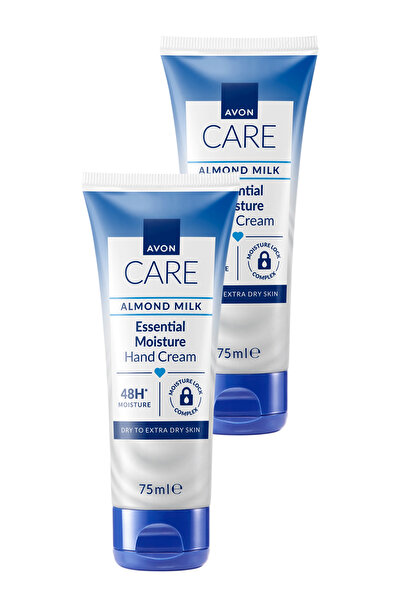 AVON Care Gliserin ve Badem Sütü içeren Yoğun Nemlendirici El Kremi 75 Ml. İkili Set