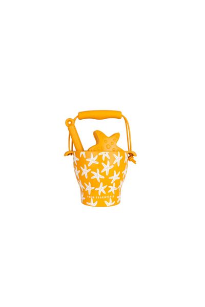 Swim Essentials Sea Star Silicone Toy Set - Bucket, Shovel and 3 Mold
