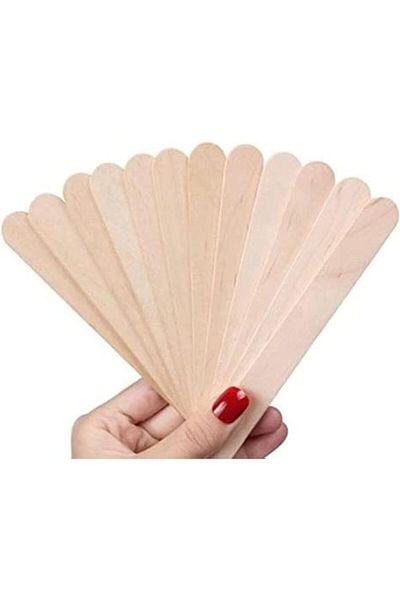 LA PERLA TECH 1000 PCS Large Wax Waxing Wood Body Hair Removal Sticks Applicator Spatula