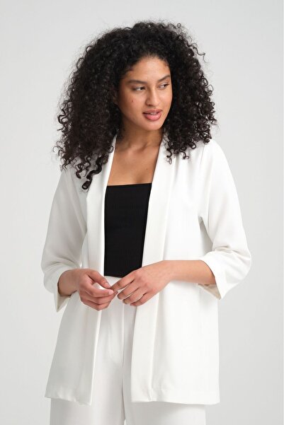 Su Moda Summer Trend Λεπτό Άνετο Γυναικείο Μπουφάν - Μακρύ Κάπρι Μανίκι