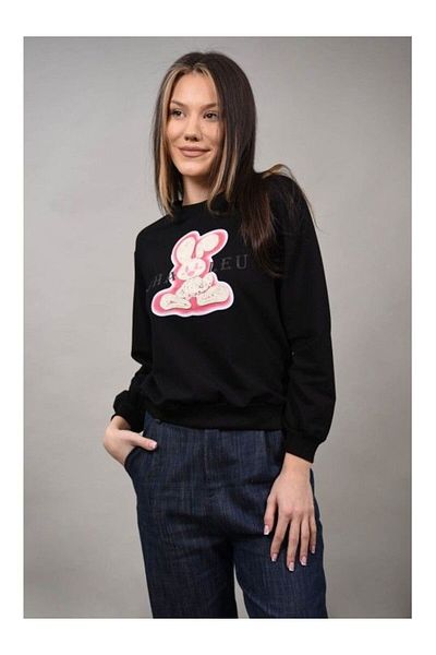 Cocco Rossa SPORTS SWEATSHIRT BUNNY EUFORIA Black L-XL